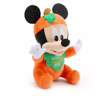 Disney Parks Mickey My First Halloween 2026 Plush for Baby New with Tag