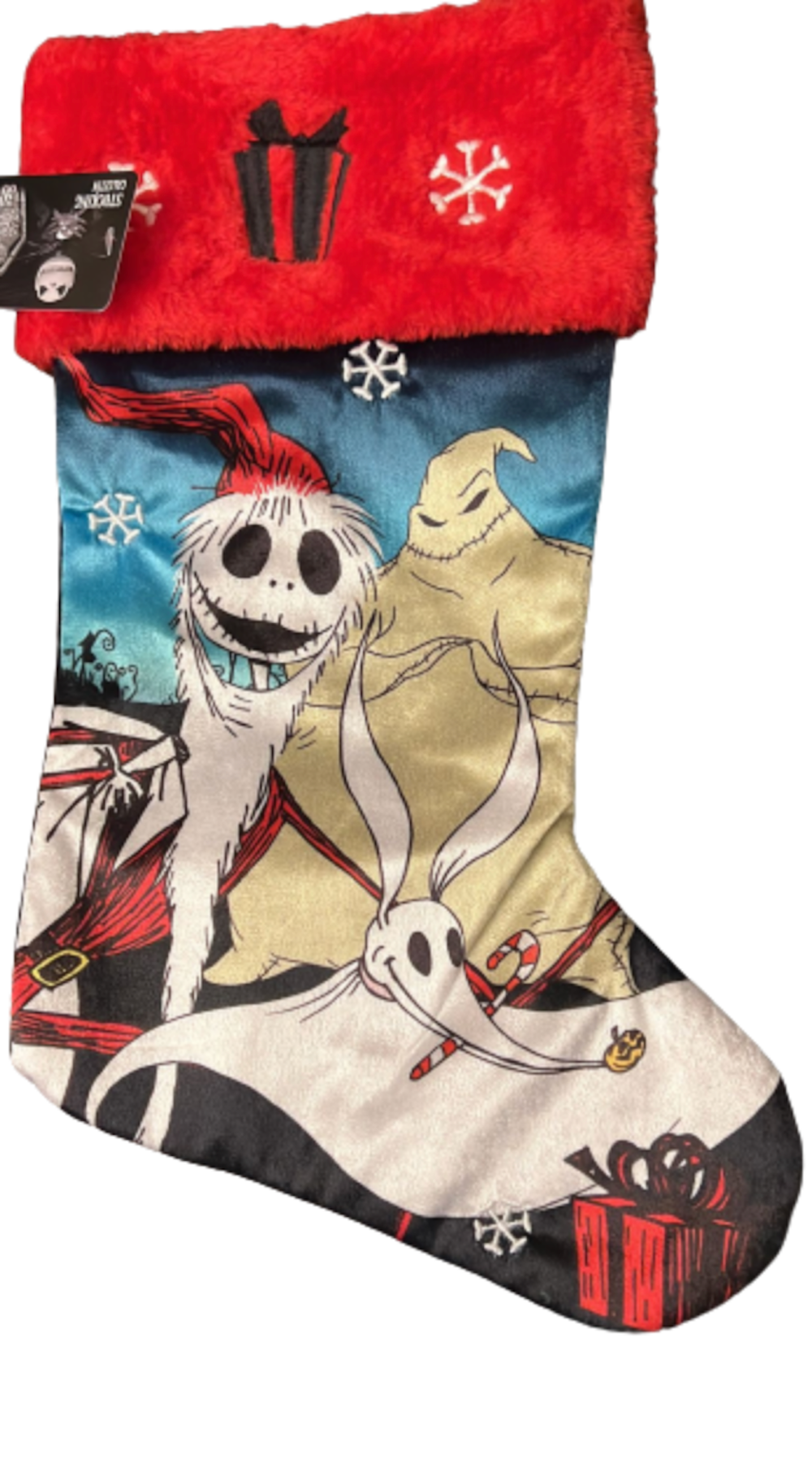 Disney The Nightmare Before Christmas Jack Zero Oogie Boogie Stocking New w Tag
