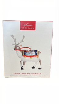 Hallmark 2024 Keepsake Father Christmas's Reindeer Limited Ornament New with Box