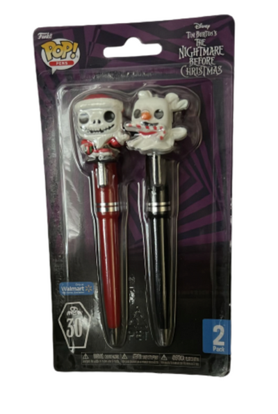 Disney The Nightmare Before Christmas Jack Zero Holiday Pop Funko Pens Set New