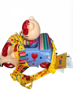 Universal Studios Halloween Hello Kitty Chucky Car Light Up Popcorn Bucket New