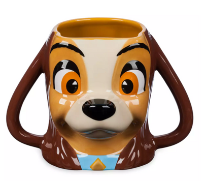 Disney Parks Lady Sculpted Coffee Mug – Lady and the Tramp New With Tag