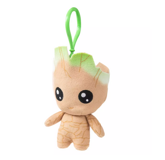 Disney Parks Marvel Guardians of the Galaxy Groot Plush Keychain New with Tag