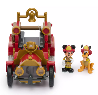 Disney Parks Mickey Mouse and Friends Main Street Fire Truck Toy New with Box