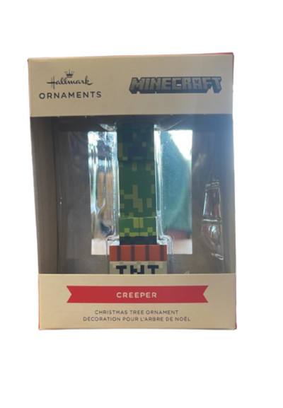 Hallmark Minecraft Creeper Christmas Tree Ornament New With Box