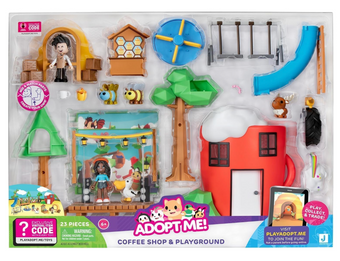 Adopt Me Coffee Shop and Playground Large Playset Toy New With Tag