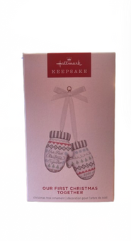 Hallmark 2025 Keepsake Our First Christmas Together Porcelain Ornament New w Box