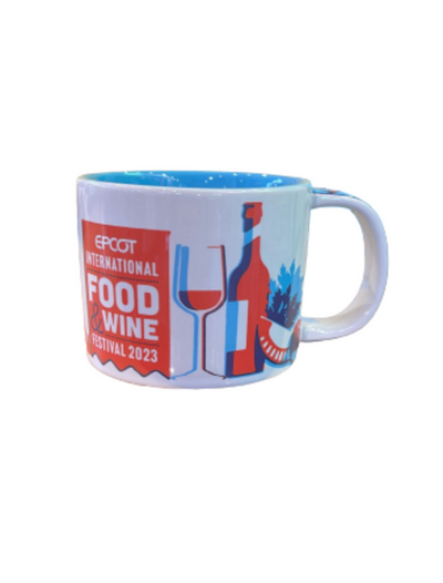 Disney Parks EPCOT Food & Wine Festival 2023 Coffee 14oz Mug New