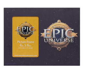 Universal Studios Epic Universe Logo Photo Frame New With Tag