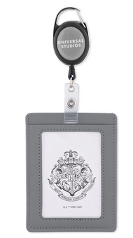 Universal Studios Harry Potter Hogwarts Crest Badge Reel New With Tag