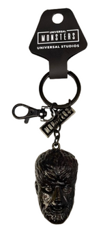 Universal Studios Monsters Wolfman Head Sculpted Keychain New With Tag
