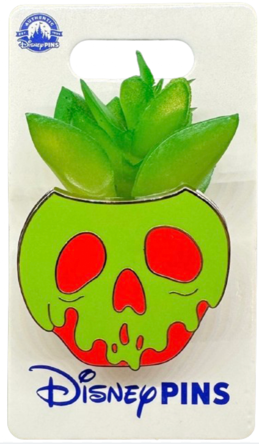 Disney Parks Succulent Series - Poison Apple Pin New with Card