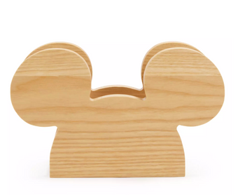 Disney Parks Home Collection Mickey Mouse Icon Wooden Napkin Holder New