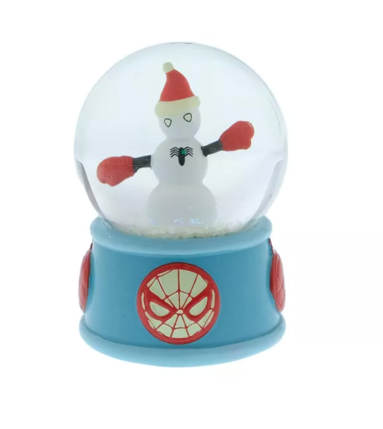 Disney 100 Retro Reimagined Holiday Marvel Spider-Man Snowman Snow Globe New