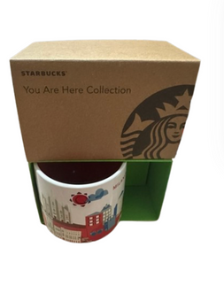 Starbucks You Are Here Collection Milano Italy Italia Ceramic Coffee Mug New Box
