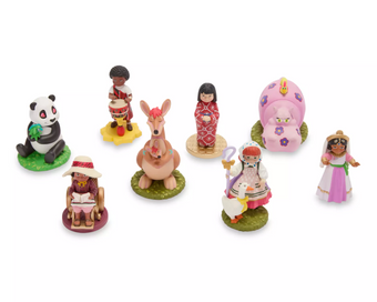 Disney Parks It is a Small World Figure Set Collectible Figurine Set 6 New Box