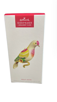 Hallmark 2025 KOC Keepsake Member Club Fruit Dove Christmas Ornament New w Box