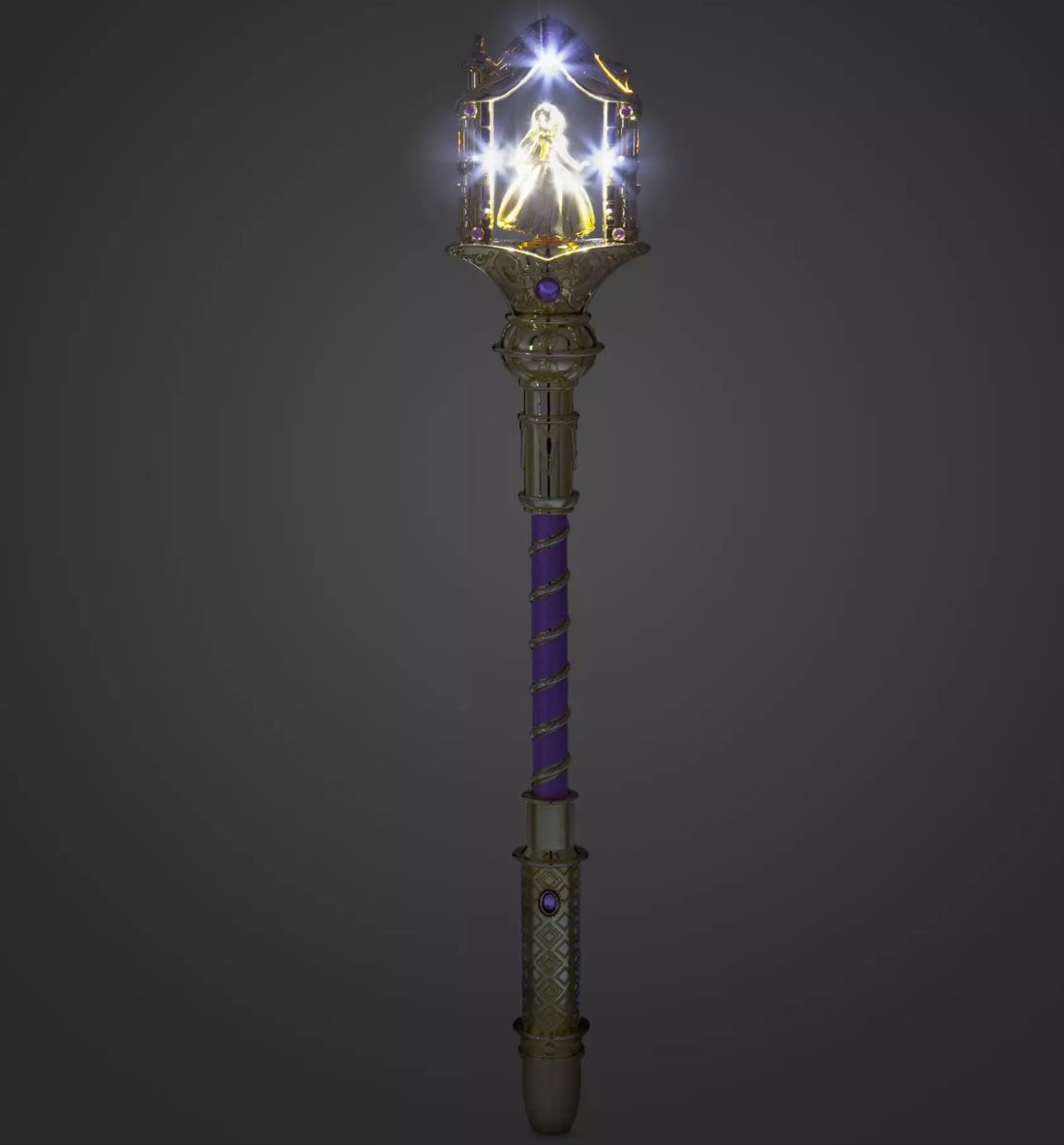 Disney Princess Tangled Rapunzel Light-Up Wand Toy New with Card