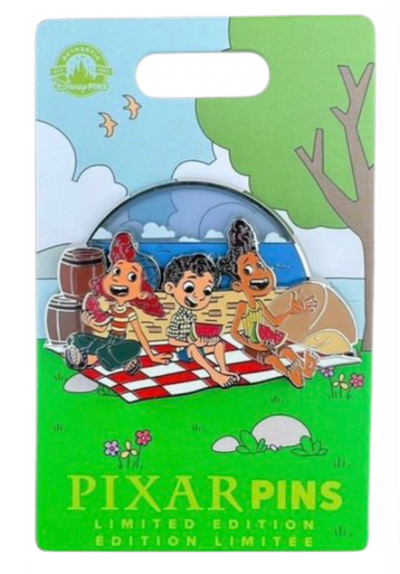 Disney Parks Luca Alberto Giulia Friends Picnic Serie Pin New with Card