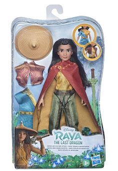 Disney Princess Raya Last Dragon Raya's Adventure Styles Doll Toy New with Box