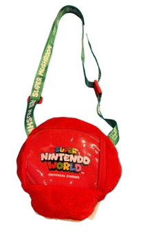 Universal Studios Super Nintendo World Toad Plush Shoulder Pouch New With Tag