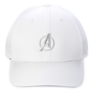 Disney Parks Avengers Baseball Cap for Adults by Nike – White New With Tag