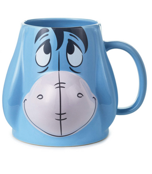 Hallmark Disney Winnie the Pooh Eeyore Sculpted Mug, 19 oz. New