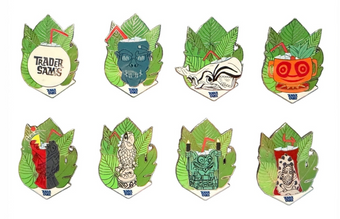 Disney Parks Trader Sam’s Pin Set New With Card