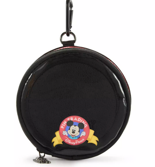 Disney Parks Mickey Mouse Pin Trading Wristlet Case New with Tag