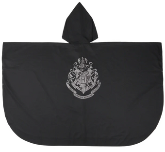 Universal Studios Harry Potter Hogwarts Crest Poncho New With Tag