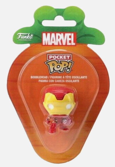 2024 Funko Marvel POCKET POP! Iron Man Mini Figure EASTER Basket New With Box