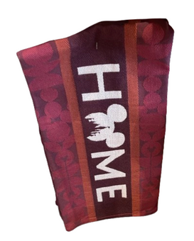 Disney Parks Mickey Mouse Icons Disney Home Burgundy Hand Towel New With Tag