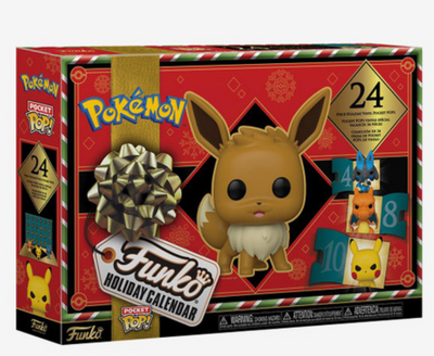 Pokemon Funko Pocket Pop! Holiday 24 Day Advent Calendar New With Box