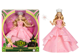 Mattel Universal Wicked Deluxe Glinda Fashion Doll & Accessorie Toy New With Tag