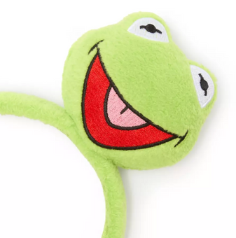 Disney Parks Kermit Plush Ear Headband for Adults – The Muppets New with Tag