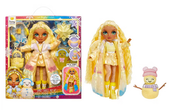 Rainbow High Winter Wonderland Sunny - Yellow 11" Fashion Doll Toy New With Box