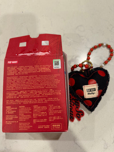 Pop Mart Labubu Why So Serious? Pendant Chain Crimson Dancer Clown USA New