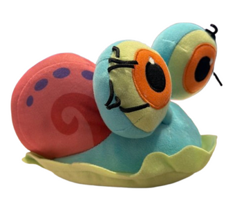 Universal Studios Spongebob Squarepants Gary Snail Stickie Plush Toy New W Tag