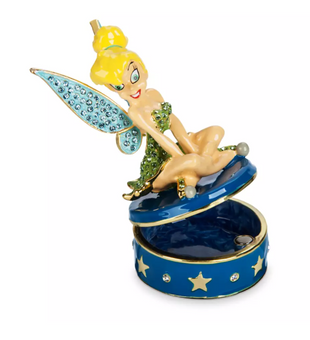 Disney Parks Tinker Bell Trinket Box by Arribas Brothers New with Box