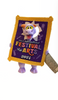 Disney Parks Epcot Festival of Arts 2024 Figment Artist Plush New with Tag