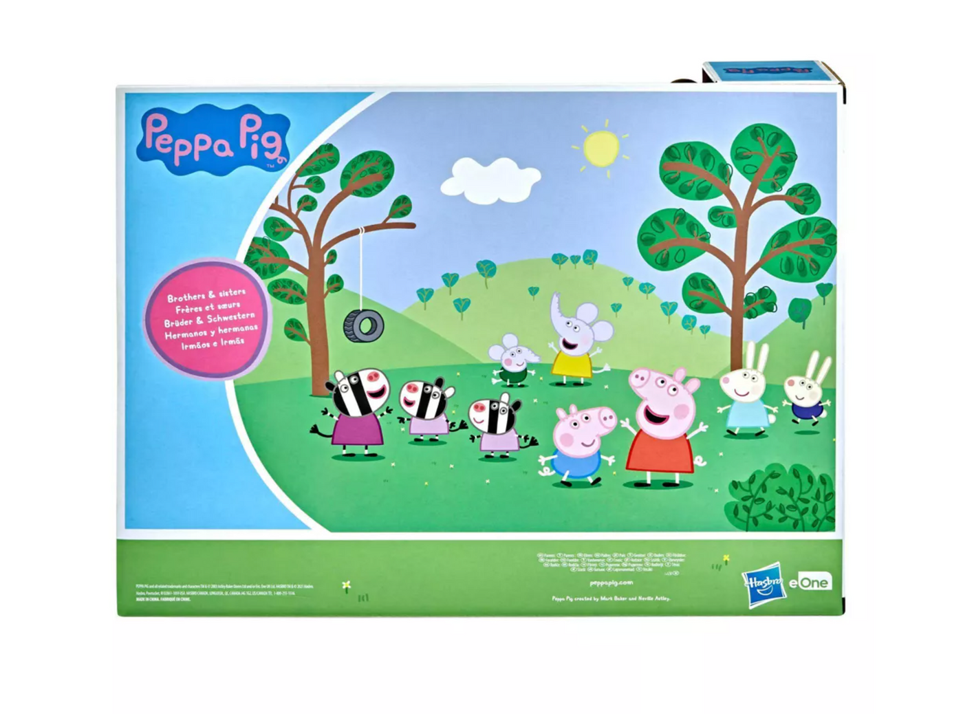 Peppa Pig Carry-Along Brothers & Sisters Toy Case New With Tag