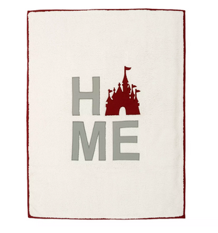 Disney Parks Holiday Homestead Collection Fantasyland Castle Throw Blanket New