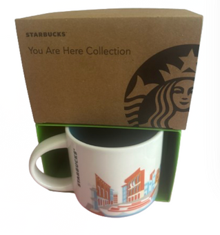 Starbucks You Are Here Genova Genoa Italy Ceramic Coffee Rare Mug New with Box