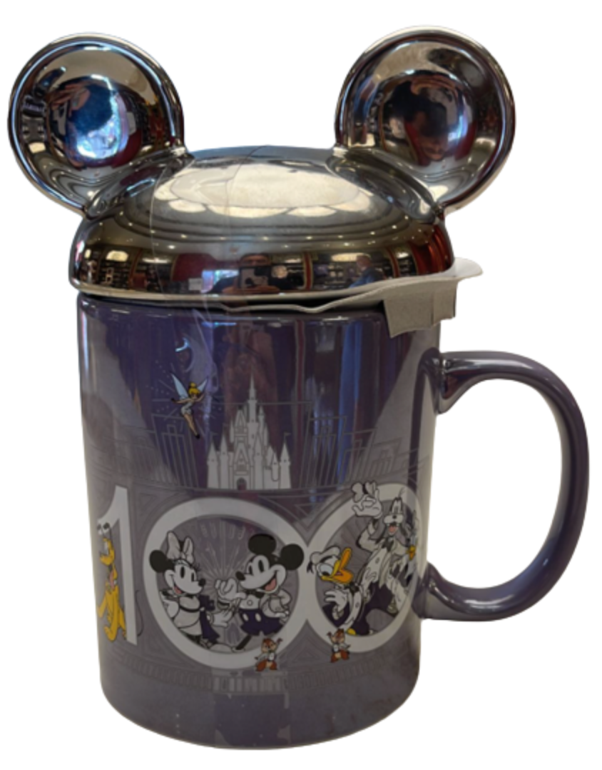 Disney 100 WDW Years of Wonder Mickey and Friends Mug with Lid New W Tag