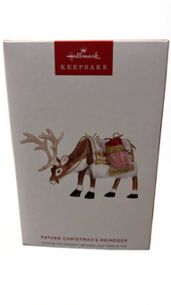 Hallmark 2025 Keepsake Father Christmas's Reindeer Limited Ornament New with Box