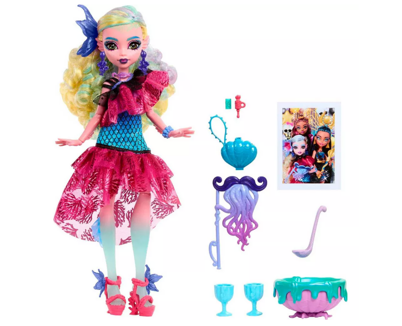 Mattel Monster High Monster Ball Lagoona Blue Fashion Doll New with Box