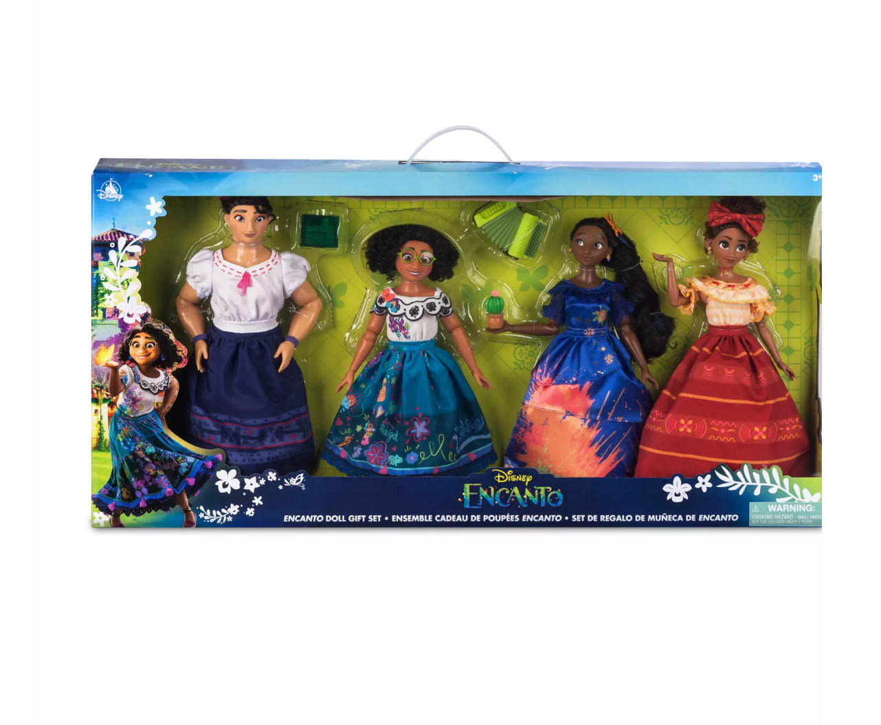 Disney Parks Encanto Luisa Mirabel Isabela Dolores Madrigal Doll Gift Set New