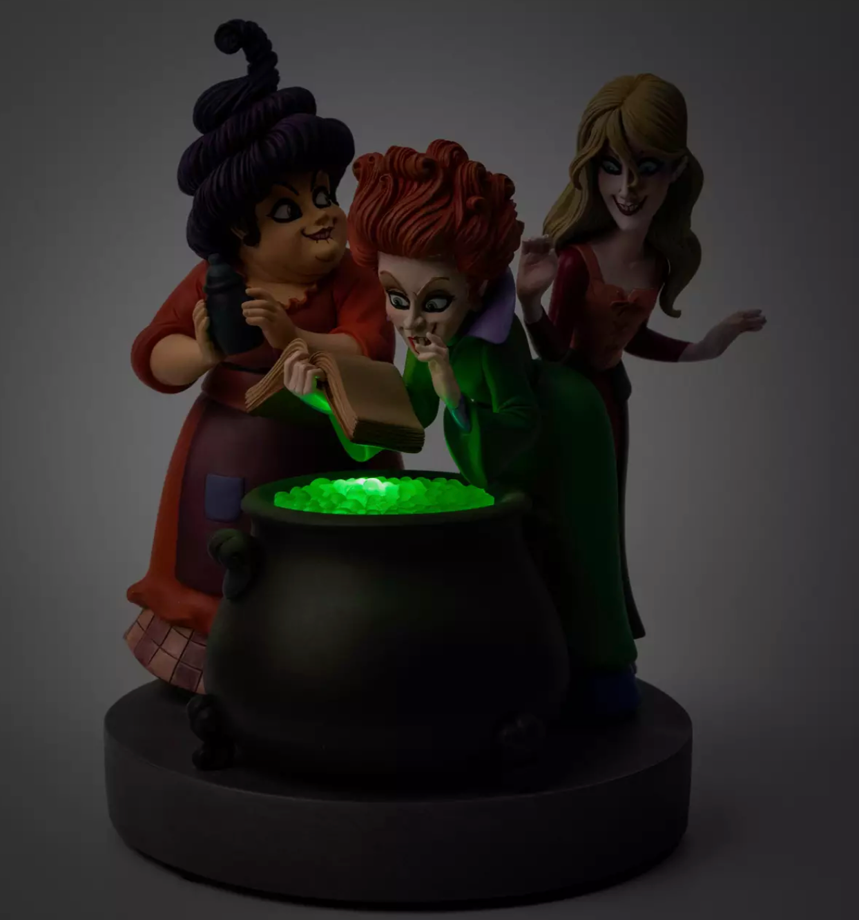 Disney Parks Hocus Pocus 2 Sanderson Sisters Lights UP Makes Sounds Cauldron New