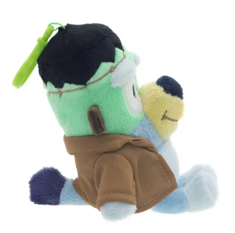 Disney Bluey Frankenstein Plush Halloween Backpack Clip 6.5" New with Tag