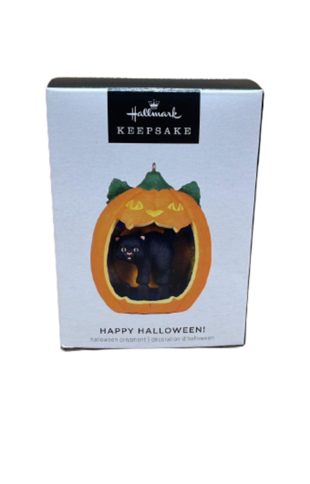 Hallmark 2023 Keepsake Happy Halloween! Black Cat Ornament New with Box